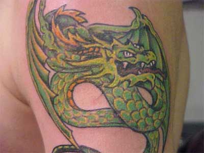 татуировка дракон